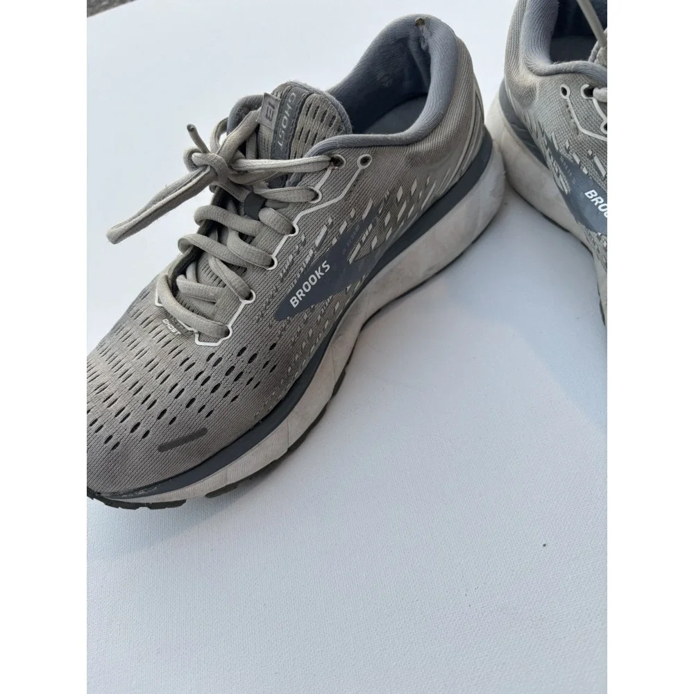 Size 8 - Brooks Ghost 13 Gray -‎ 120338-1B-051